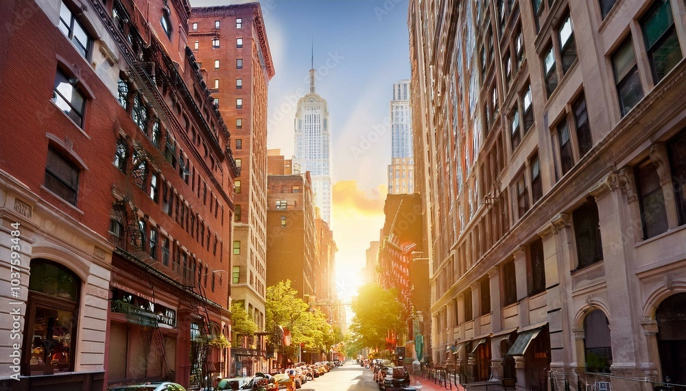 Fototapeta premium view of the old town