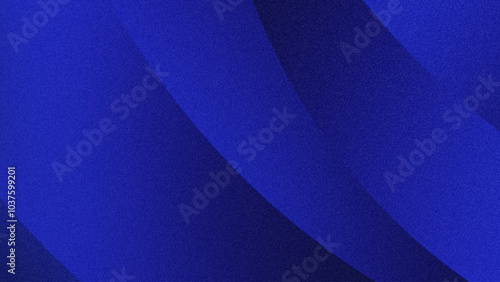 Blue modern background with grainy texture. Blue geometric background. Banner background template