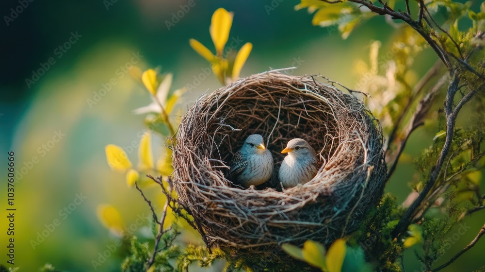 Two Birds in Nest Two Birds in Nest