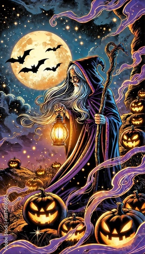 The Hermit Tarot Card Halloween Editio photo