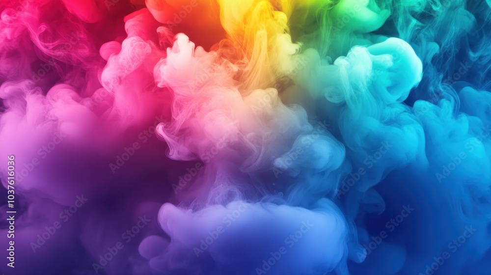 Fototapeta premium Abstract Colorful Smoke