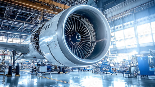 Exploring the intricacies of modern aircraft engines in a state-of-the-art maintenance facility a deep dive into aviation technology and engineering innovations