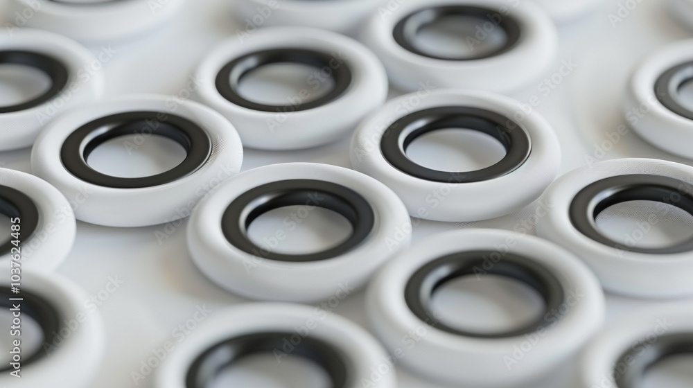 white fabric, paper, texture, seamless pattern with black rings with no background, white fabric, paper, texture, seamless pattern with black rings with no background,