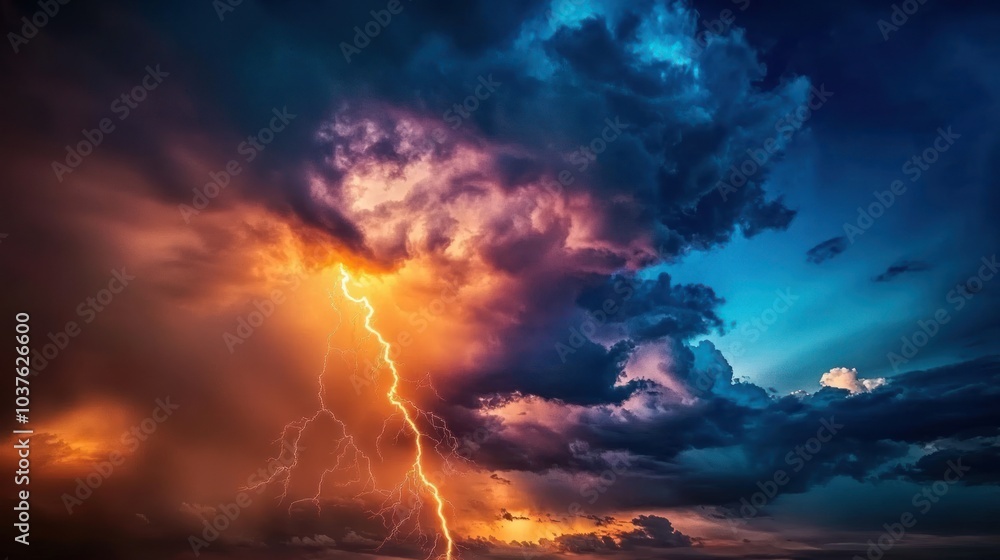 Lightning Storm Sky Lightning Storm Sky