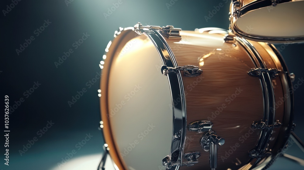 Close-up of a Bass Drum Close-up of a Bass Drum