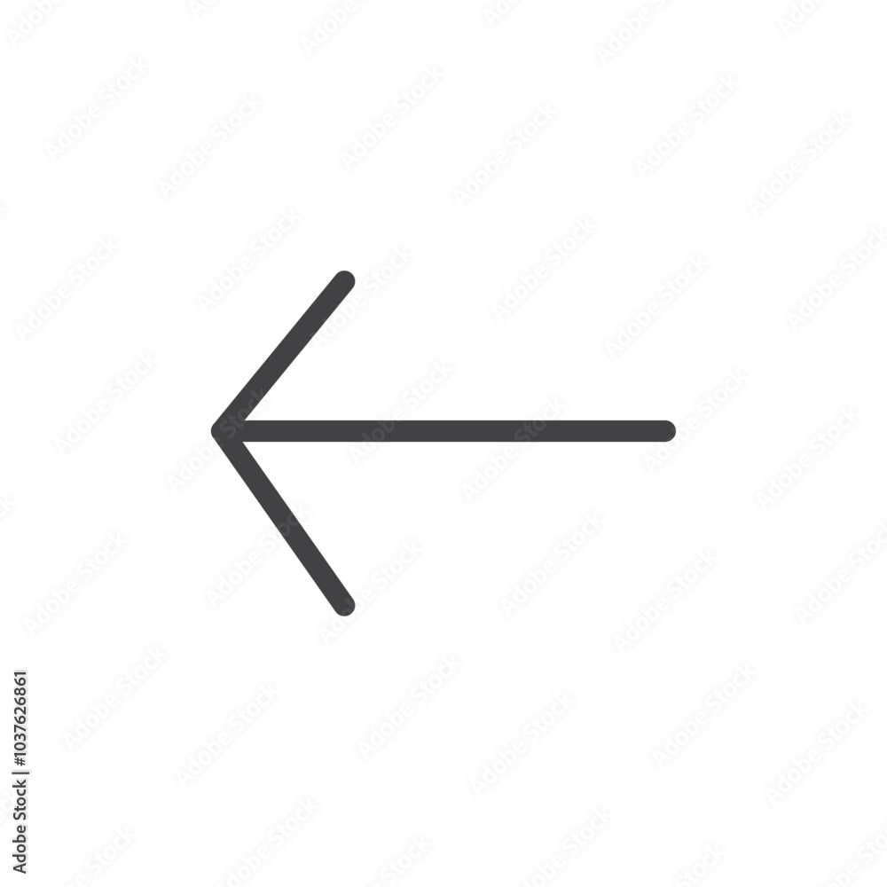 Arrow Icon Flat simple outline set Arrow Icon Flat simple outline set