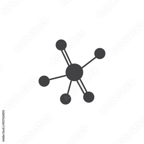 Antioxidant icon Flat simple outline set