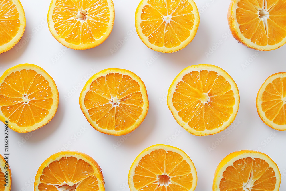 Close-up of Sliced Orange Arranged in an Aesthetic Manner Close-up of Sliced Orange Arranged in an Aesthetic Manner