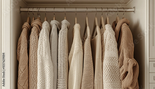 Minimalist Clothing Capsule in Neutral Tones photo