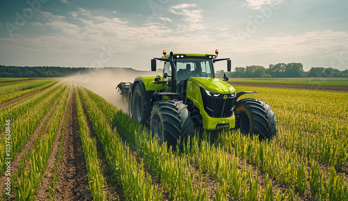 Sustainable Agriculture: Electric Tractor in Action