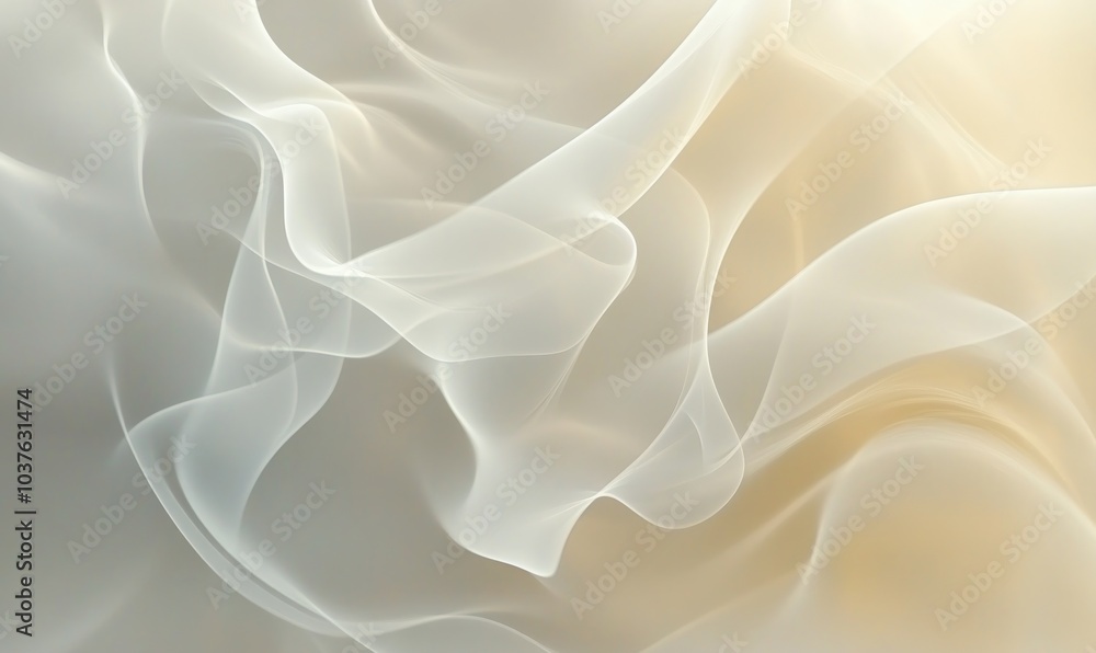 Obraz premium A white and tan background with a white and tan fabric