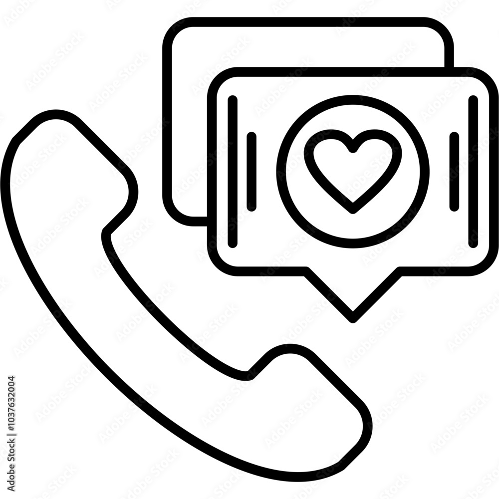 Lover Call Icon Lover Call Icon