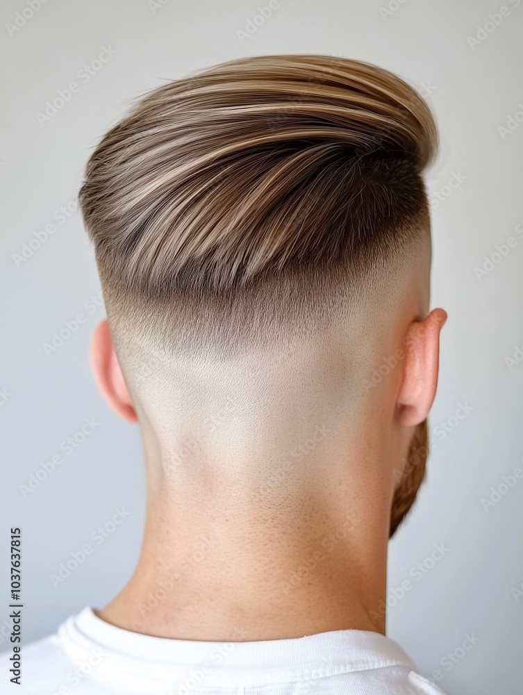 Fototapeta premium blowout taper hairstyle
