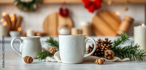 Wallpaper Mural christmas still life with mulled wine Torontodigital.ca