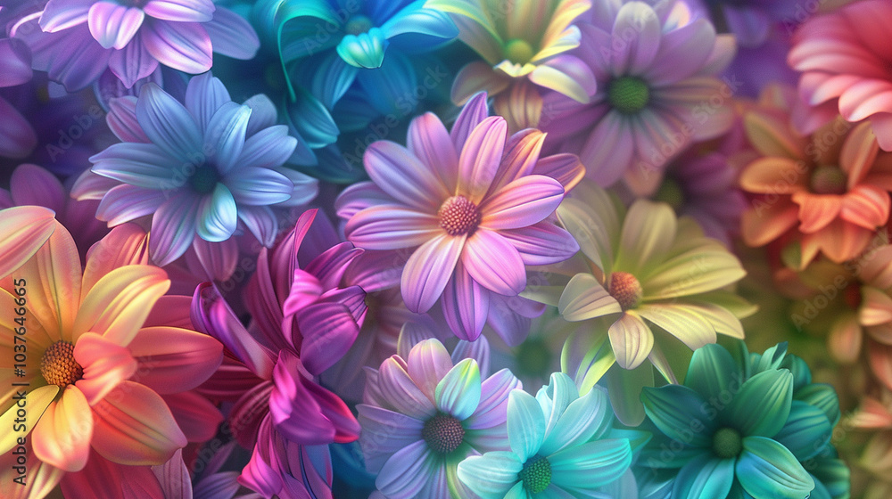 Obraz premium colorful flower background