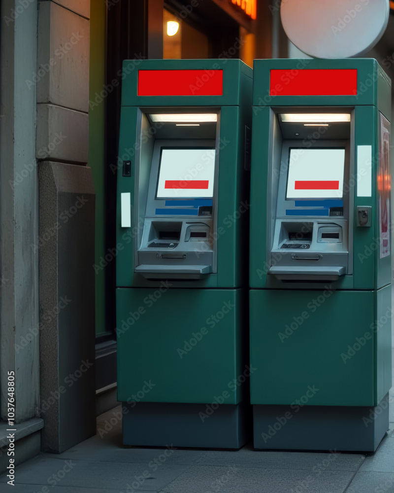 street ATM a machine for accepting and issuing cash on plastic cards and paying for services street ATM a machine for accepting and issuing cash on plastic cards and paying for services