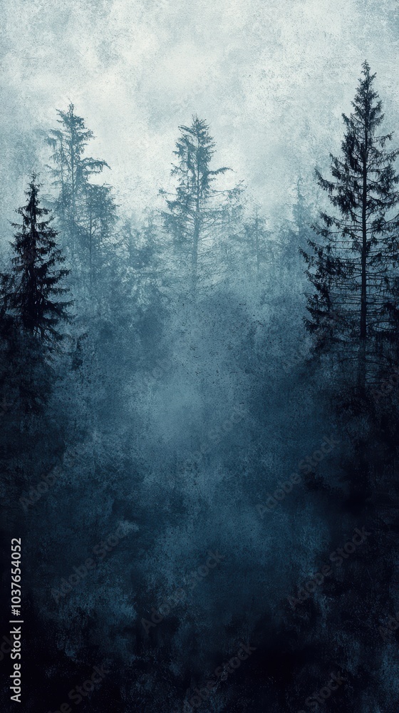 Moody Gradient of Deep Blue to Dark Tones Moody Gradient of Deep Blue to Dark Tones