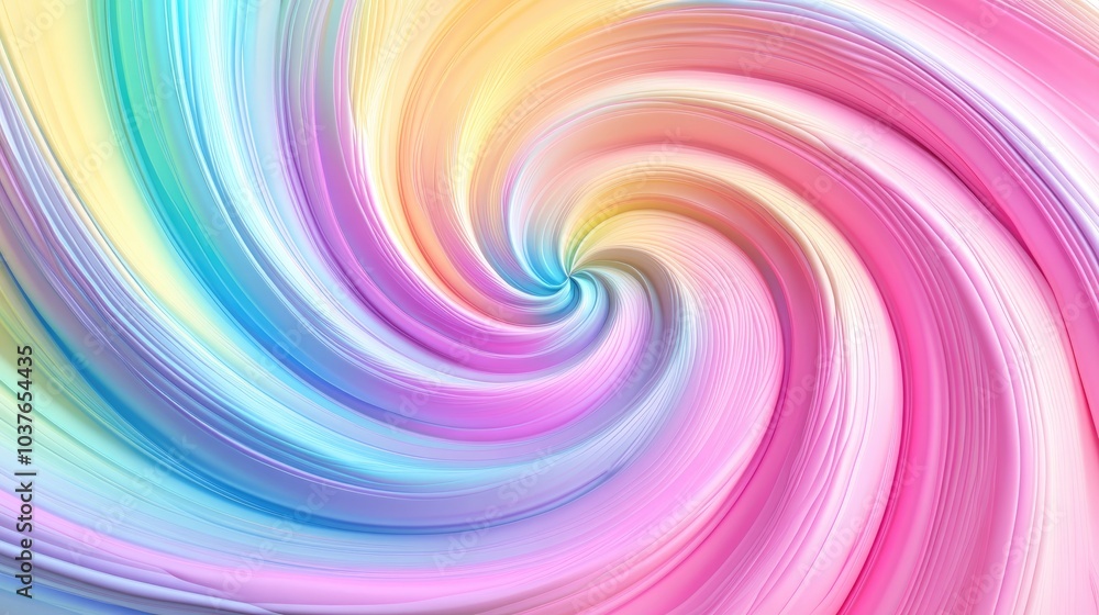 Abstract Gradient Iridescent Holographic Neon Curved Background Conceptual Design Of A Tie Dye Swirl Adorable Pastel Hues 3D Illustration Abstract Gradient Iridescent Holographic Neon Curved Background Conceptual Design Of A Tie Dye Swirl Adorable Pastel Hues 3D Illustration
