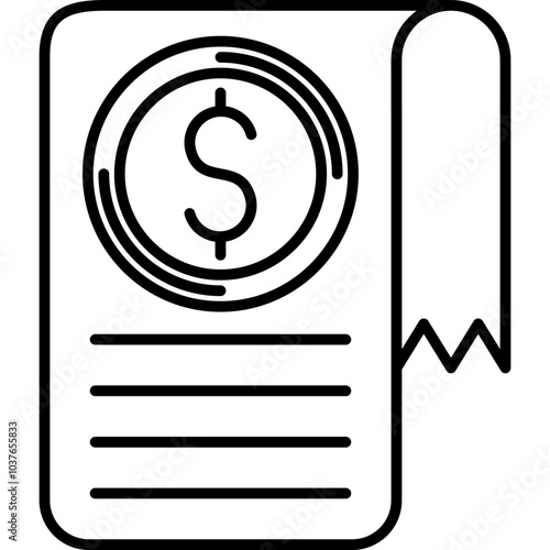 Money Invoice Icon