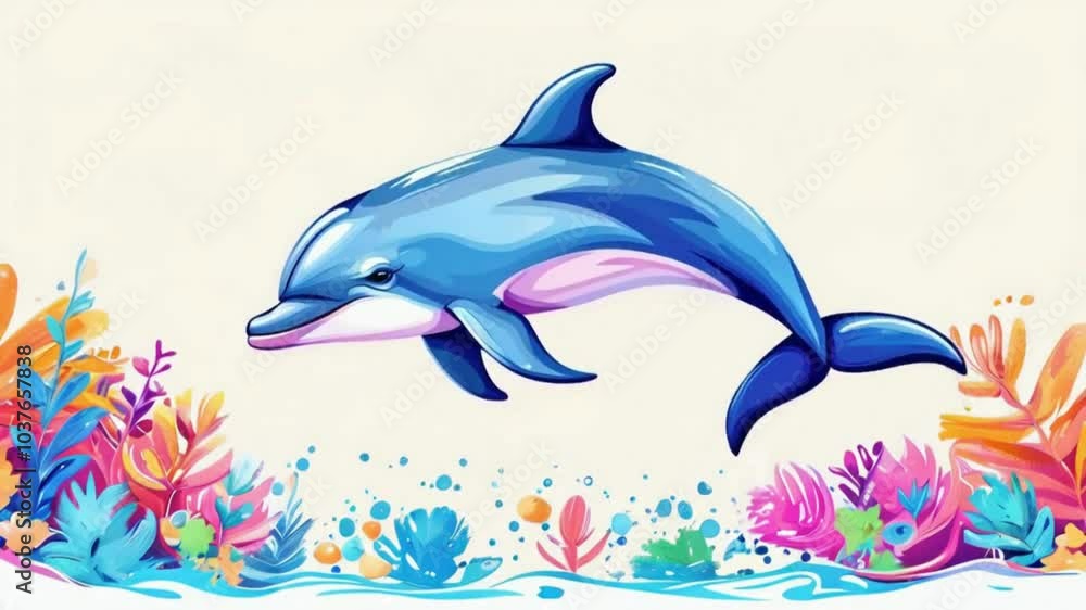 dolphin in the water dolphin in the water