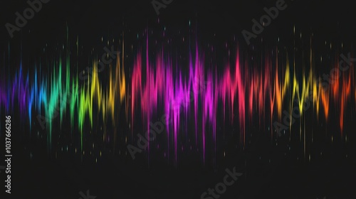 Abstract Rainbow Sound Waves