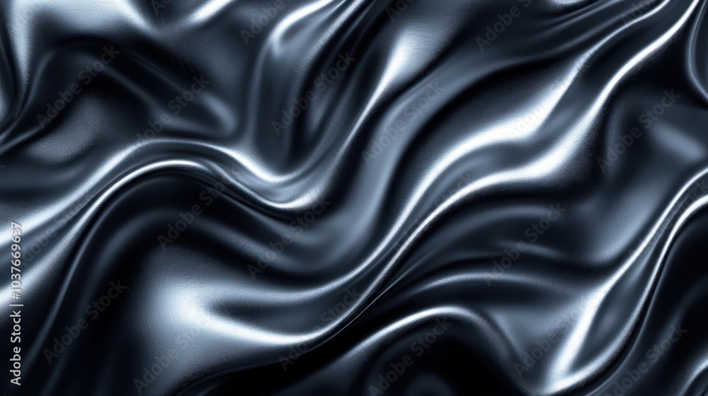 Abstract Digital Gradient of Metallic Gray Waves for Creative Design Visuals Abstract Digital Gradient of Metallic Gray Waves for Creative Design Visuals