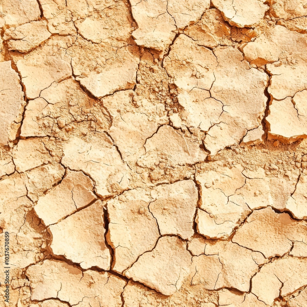 Close-up of cracked dry soil, showcasing a textured surface in warm earthy tones. Close-up of cracked dry soil, showcasing a textured surface in warm earthy tones.