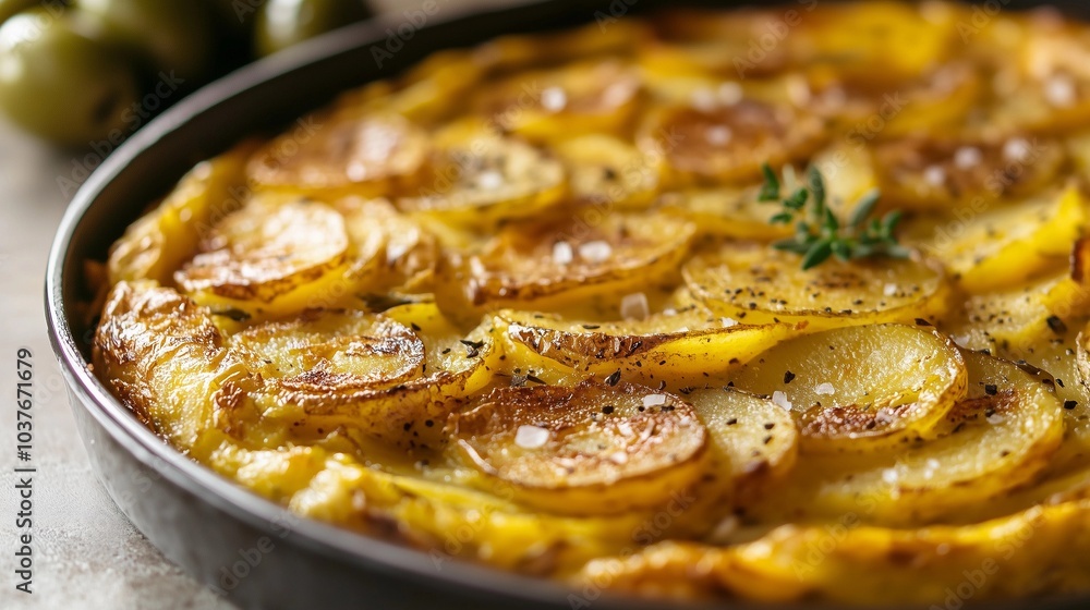 Spanish Tortilla with Potatoes and Onions Spanish Tortilla with Potatoes and Onions