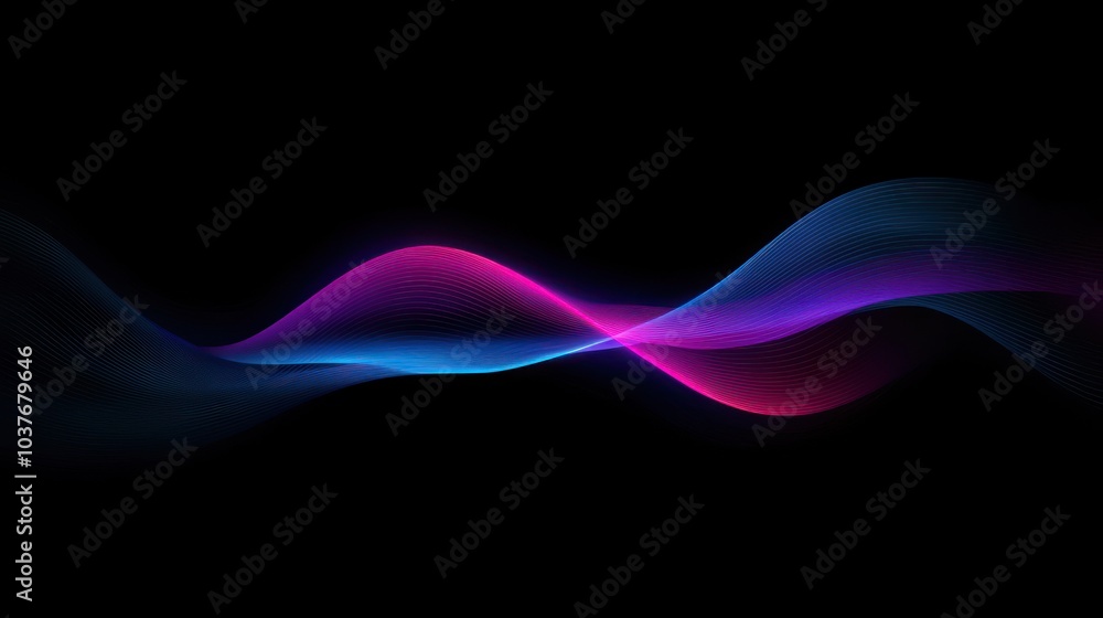 Abstract Neon Wave Abstract Neon Wave