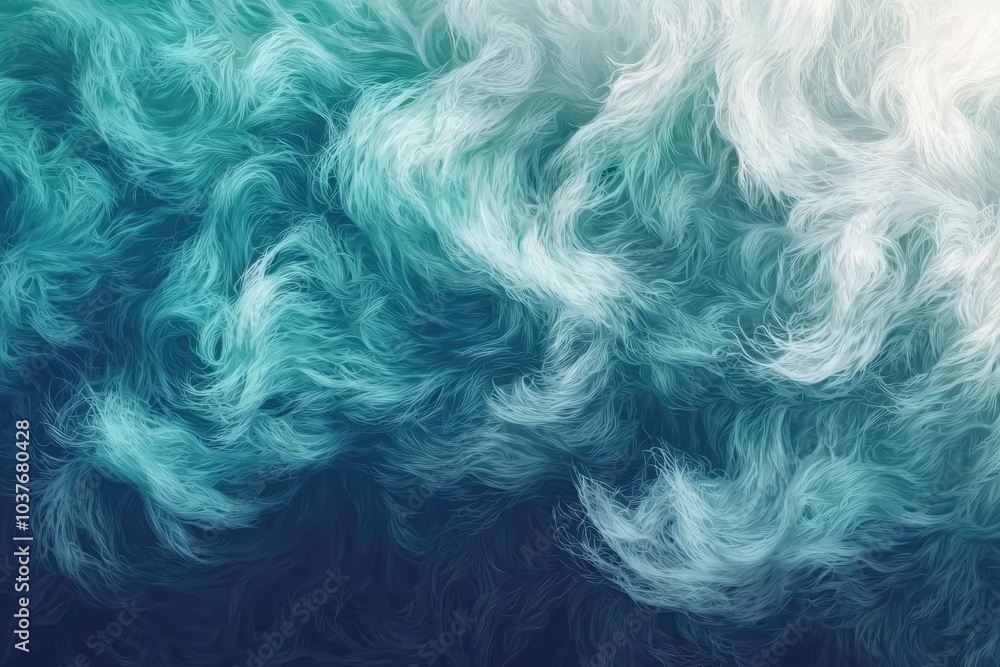 Abstract Swirling Pattern of Blue and White Lines Abstract Swirling Pattern of Blue and White Lines