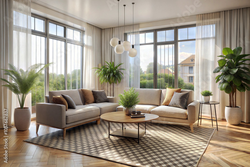 Bright and Airy Living Room