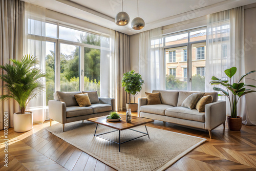 Bright and Airy Living Room