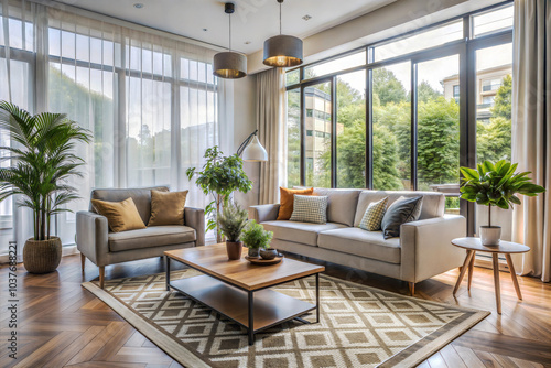 Bright and Airy Living Room