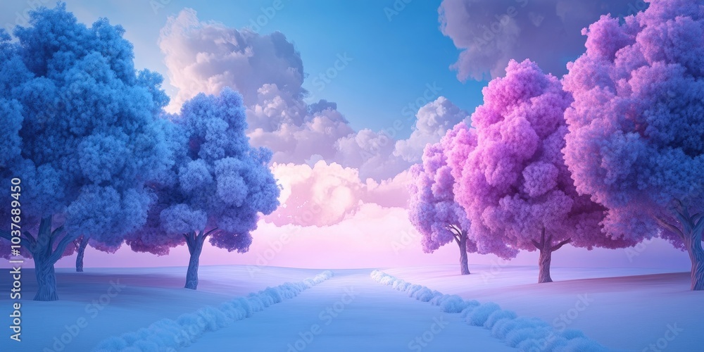 Fototapeta premium Transition from Autumn to Winter, Seamless Transition from Fall to Winter