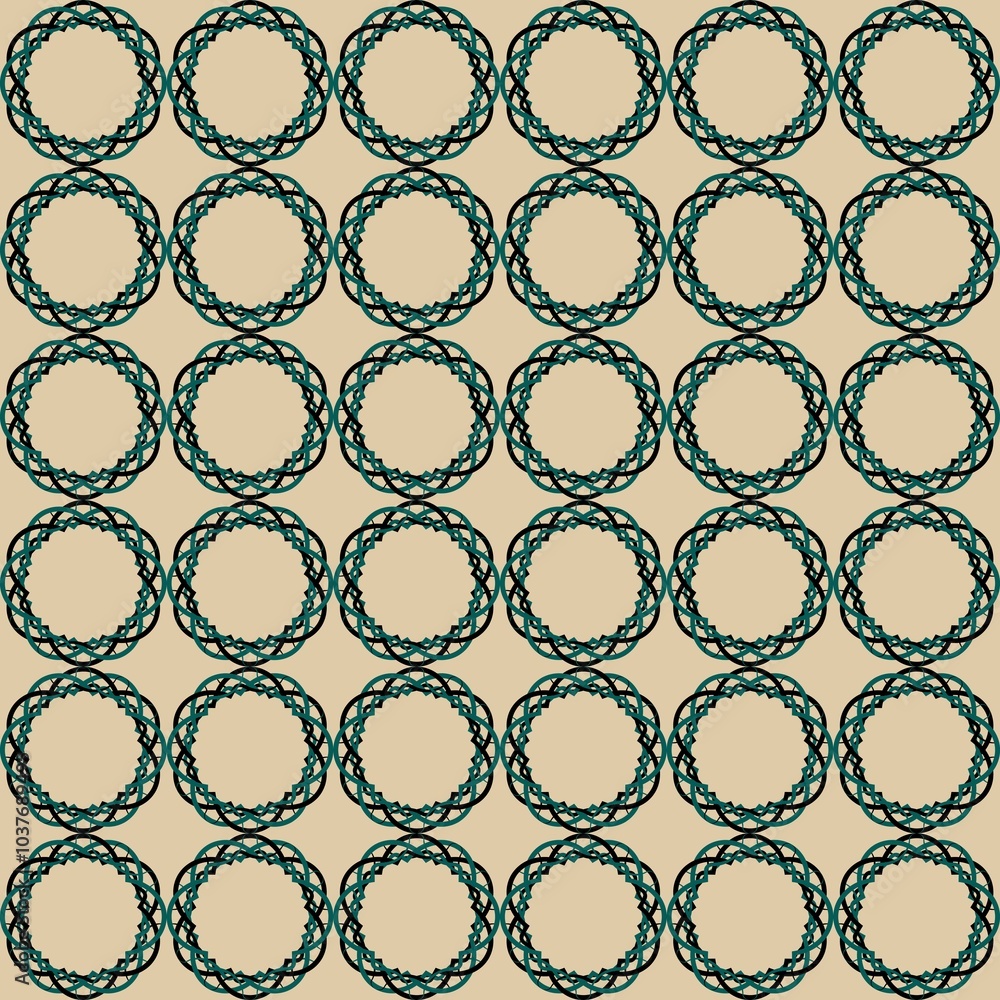 Fototapeta premium seamless abstract geometric pattern with circles
