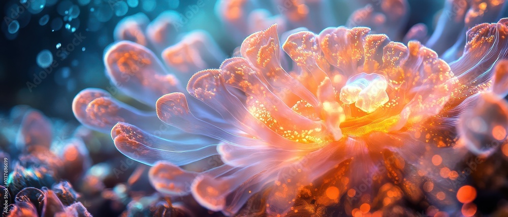 Interconnected Tides: Coral Reef Meets Cosmic Waves Interconnected Tides: Coral Reef Meets Cosmic Waves