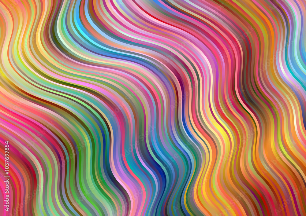 Multicolor striped abstract background Multicolor striped abstract background