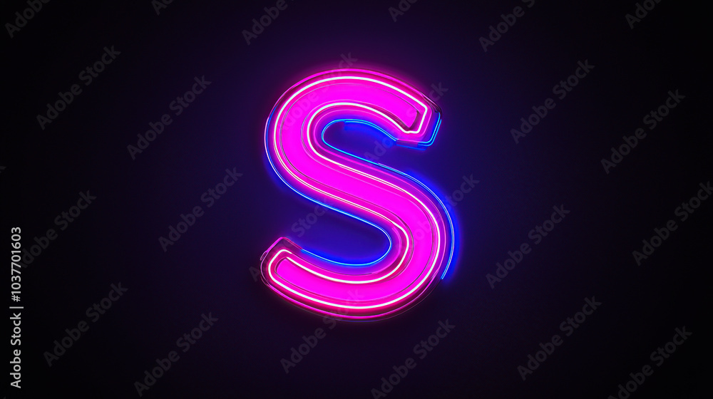 Naklejka premium neon, futuristic, alphabet, light, glow, bright, luminous, radiant, vibrant, electric, cyber, digital, modern, sleek, stylish, innovative, creative, artistic, design, typography, font, letters, symbol