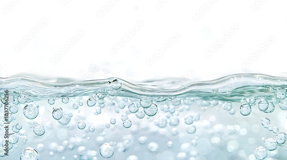 Water Bubbles Abstract Background Water Bubbles Abstract Background