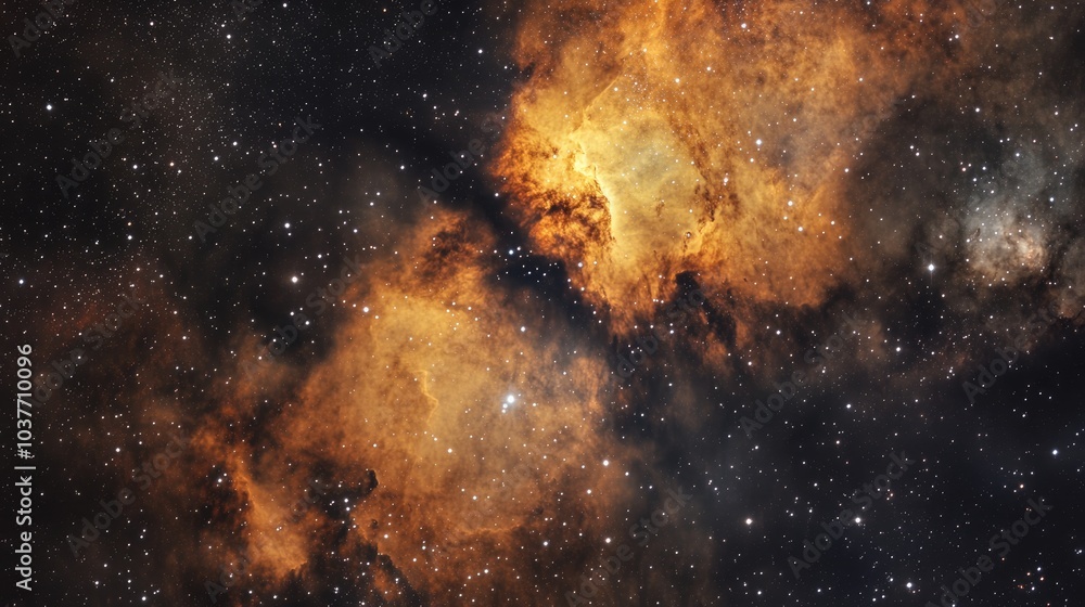 A cosmic scene filled with countless stars and stunning nebulae invites exploration of the vastness of the universe A cosmic scene filled with countless stars and stunning nebulae invites exploration of the vastness of the universe