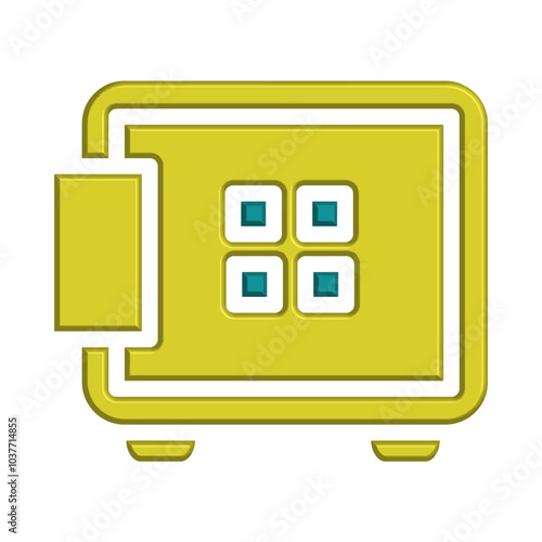 safe box icon template