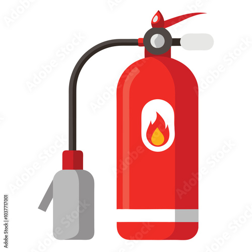 fire extinguisher vector illustration.