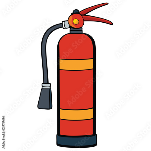 fire extinguisher vector illustration.