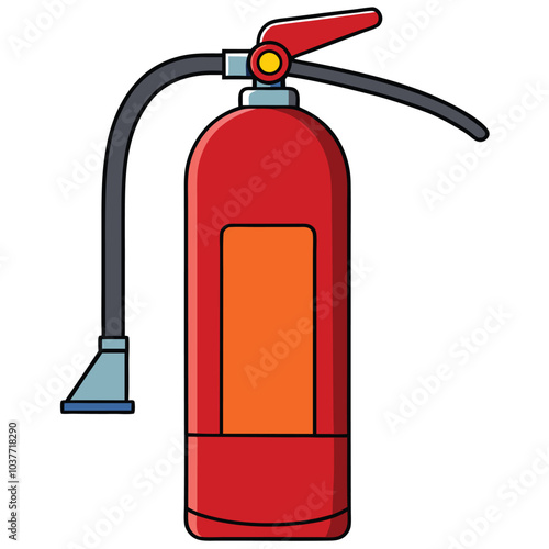 fire extinguisher vector illustration.