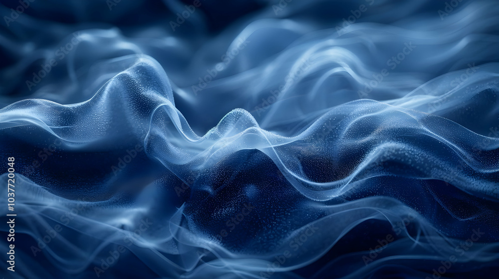 Abstract Background with Blue Smoke and Texture Abstract Background with Blue Smoke and Texture