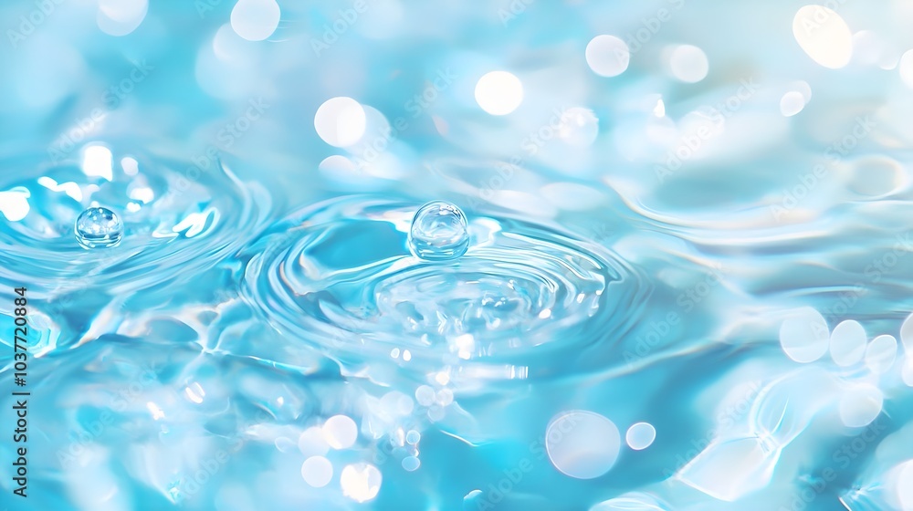 Water Drop Ripples Abstract Water Drop Ripples Abstract
