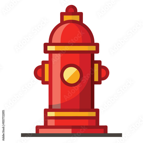 Fire Hydrant vector illustration.