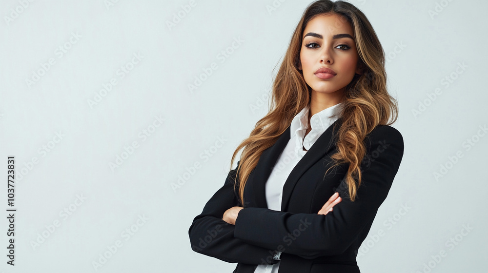 portrait of a business woman wear casual dress outdoor.ai generative. portrait of a business woman wear casual dress outdoor.ai generative.