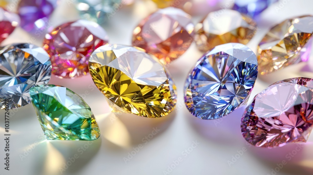 Fototapeta premium Sparkling Gemstones