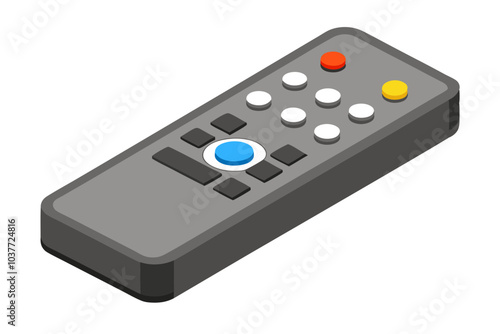  Grey TV Remote Control Device 